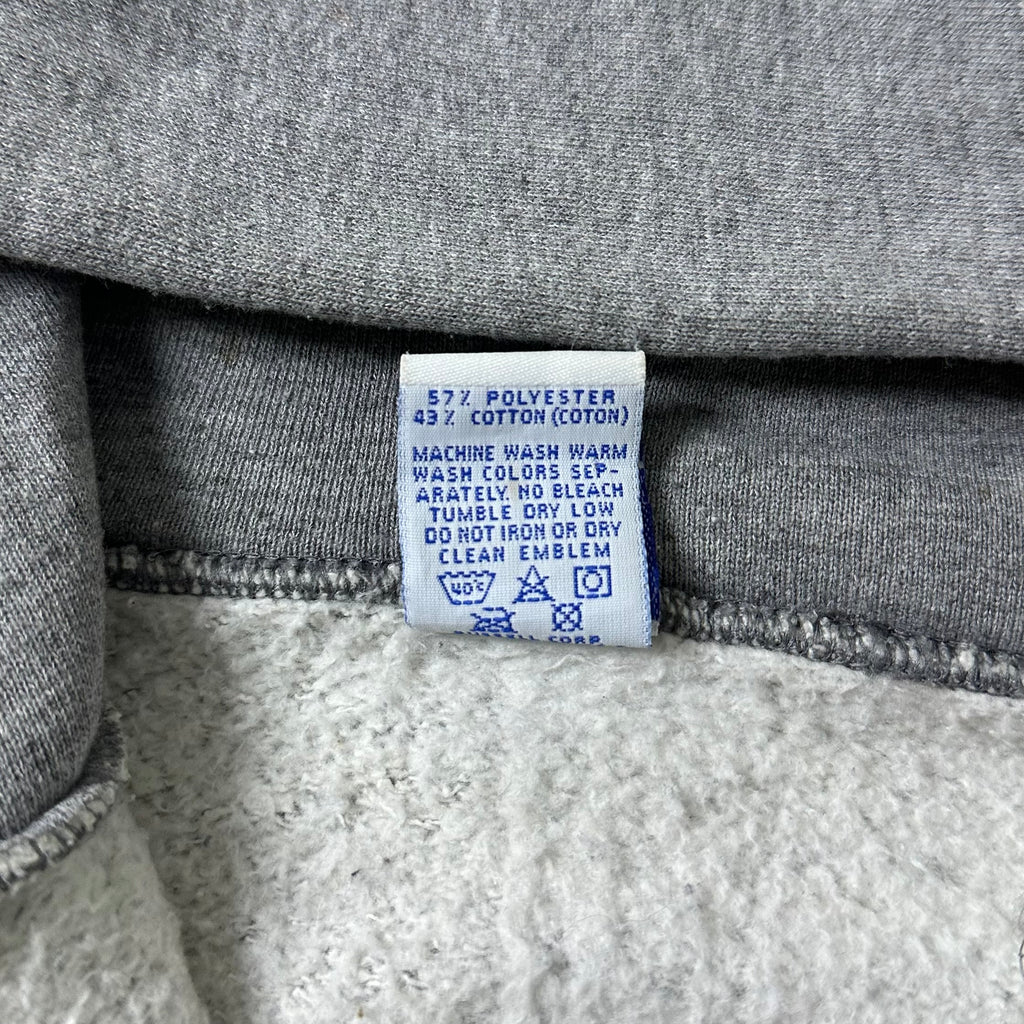 Vintage 90’s Russell Athletic Full-zip Hoodie Jacket in Gray (Size Large)