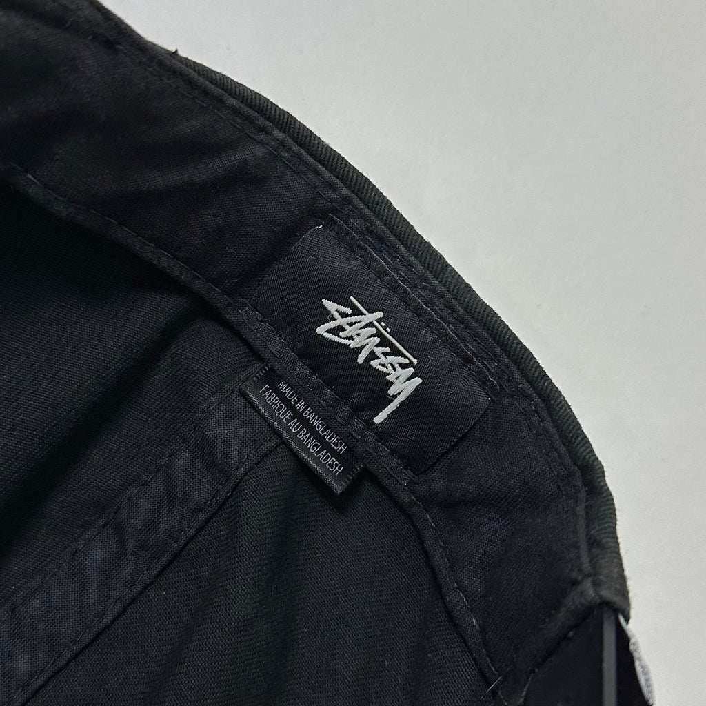 Stussy Stock Snapback Cap Black One Size Fits All