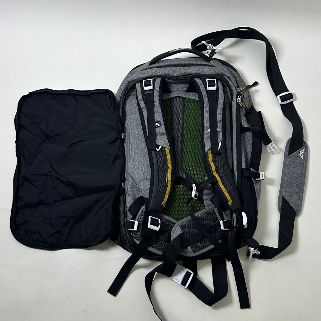 Kathmandu Litehaul 38L Carry-On Cabin Sized Travel Pack Shoulder Bag Backpack Med Grey 38LTR