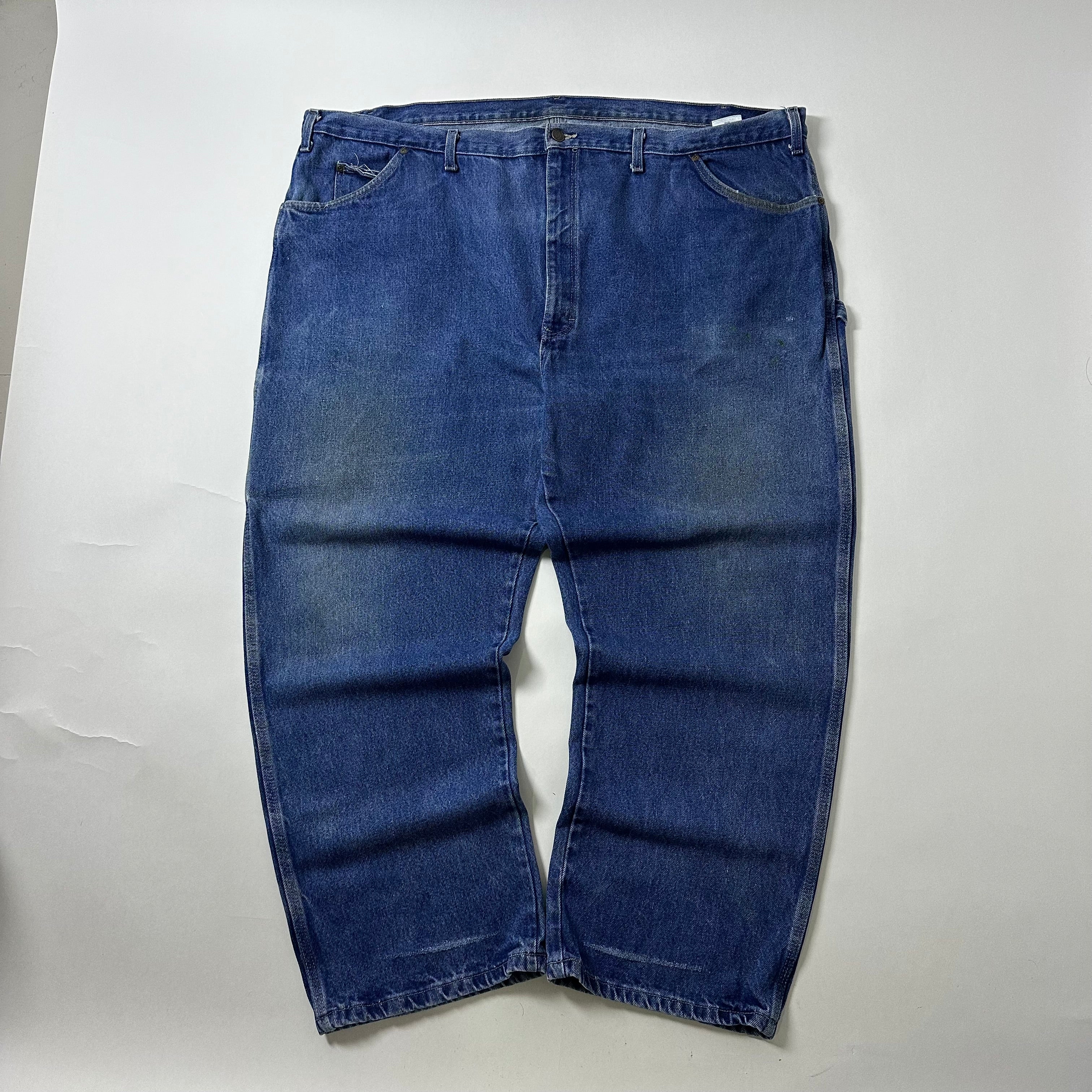 DICKIES Carpenter Pants Denim with sign of usage and stains (Size 50)