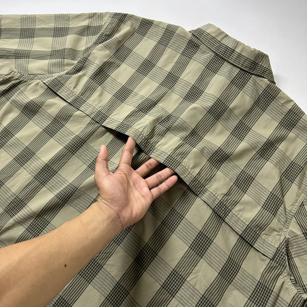 Carhartt Force Plaid Button-up Short Sleeve Shirt (Size 2XL)