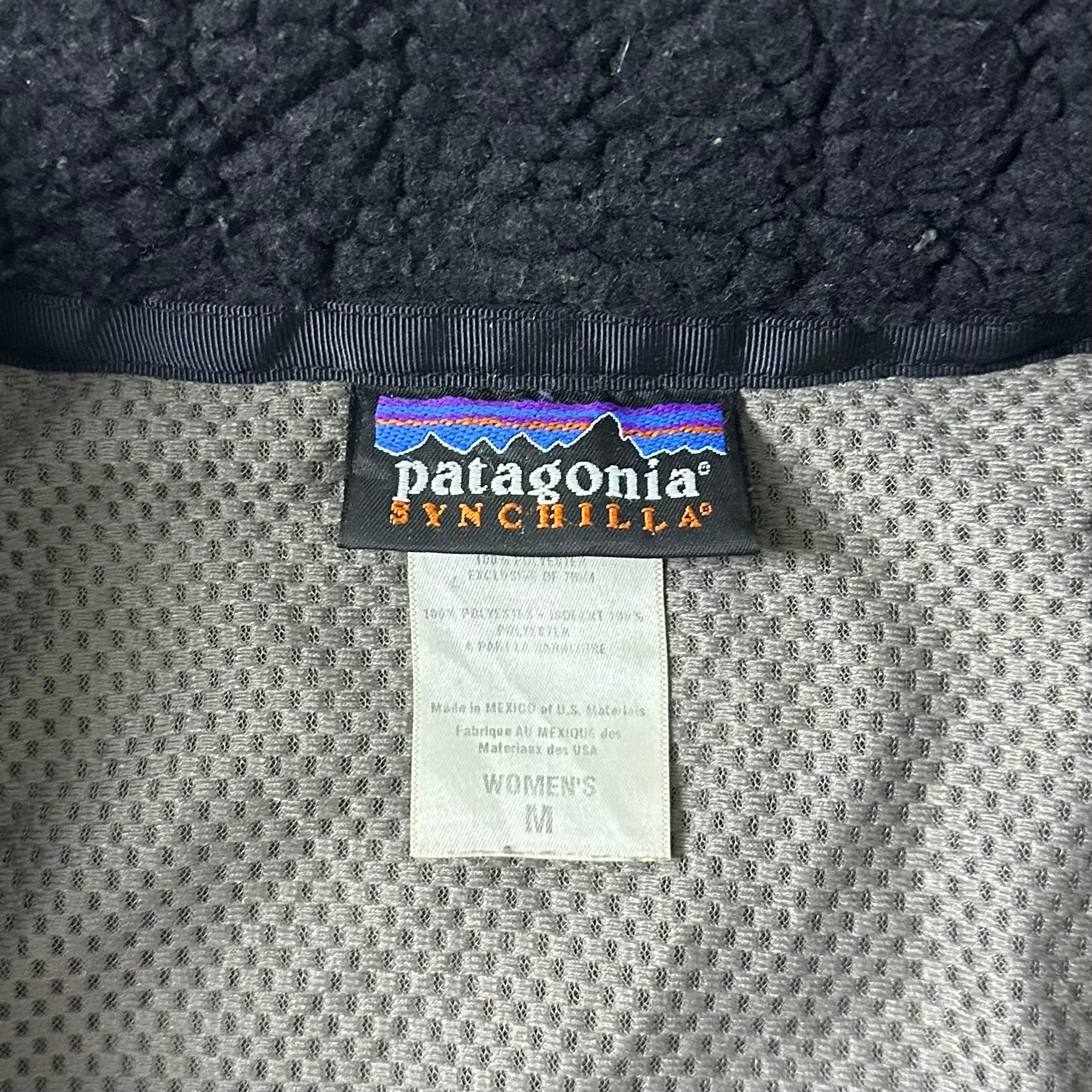 Patagonia Synchilla Women’s Fleece Jacket in Black (Size Medium)
