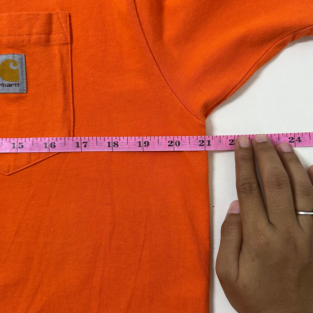 Carhartt WIP Pocket Tee in Orange Size Medium (Fits Large)