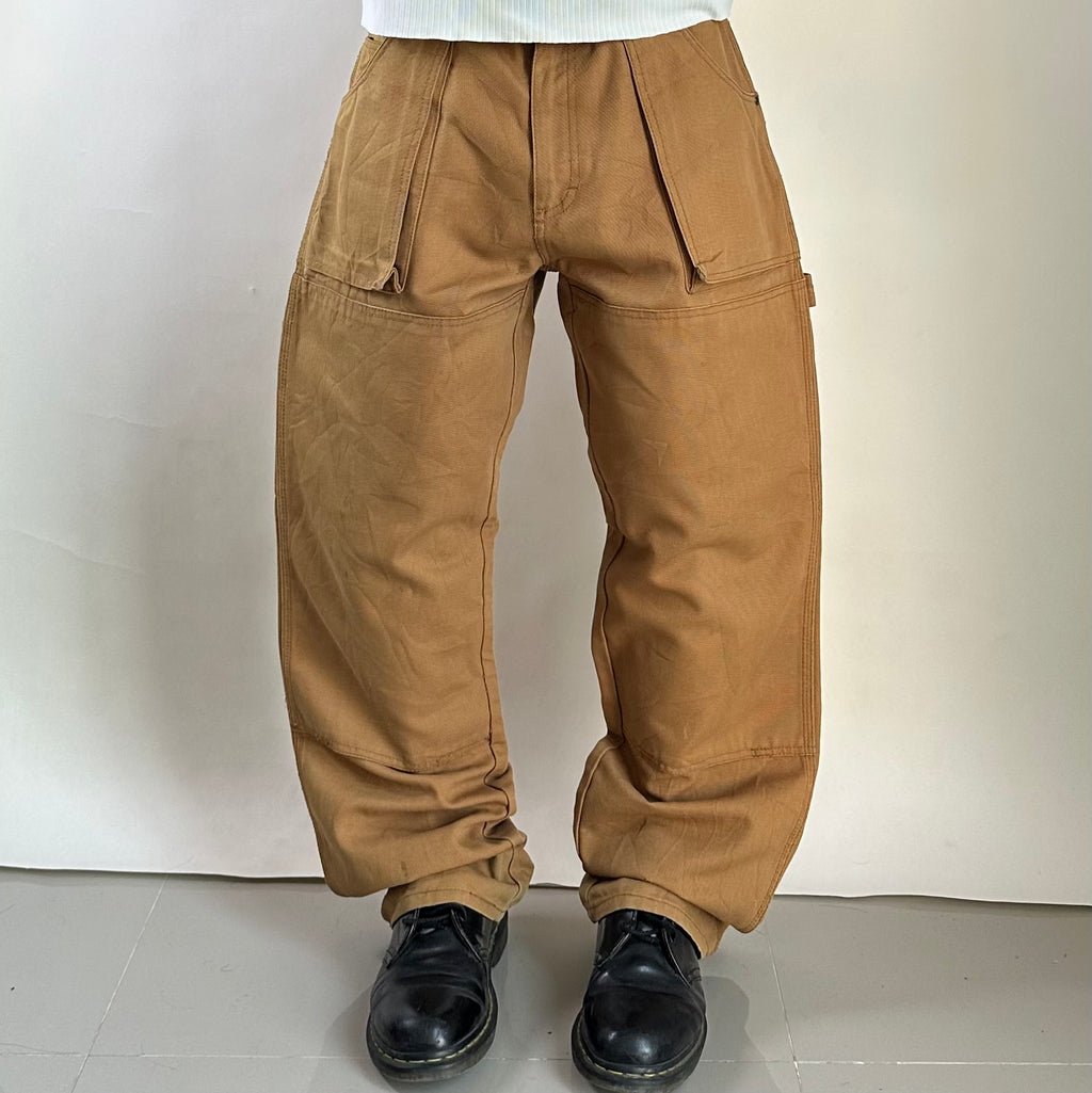 Dickies Double Knee Carpenter Pants Duck Brown Size 32