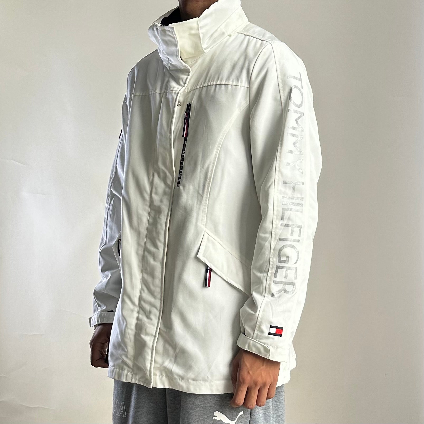 Tommy Hilfiger Women’s 3-in-1 All Weather System Jacket in White (Size Small)