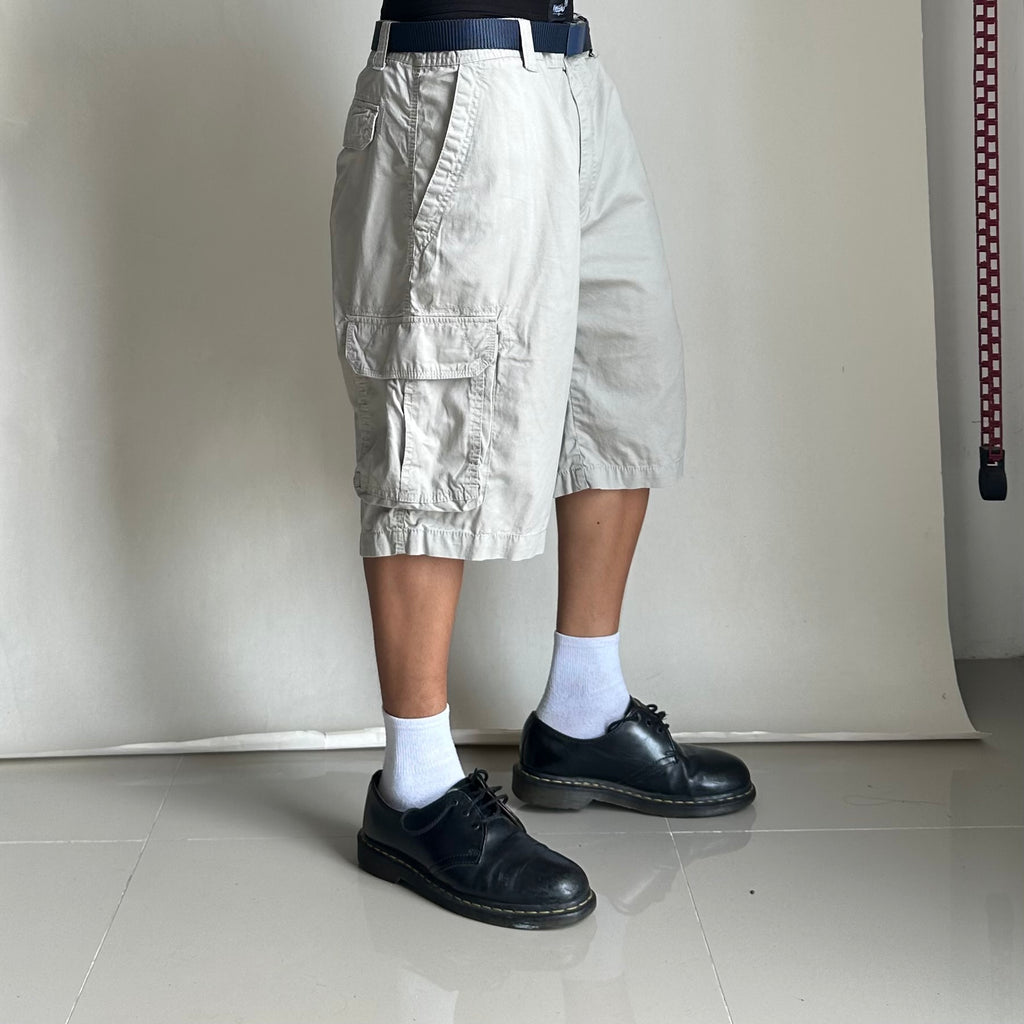 Big Sky Cargo Shorts in Light Gray (Size 36) — SOLD