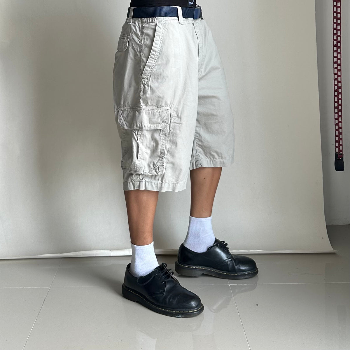 Big Sky Cargo Shorts in Light Gray (Size 36) — SOLD