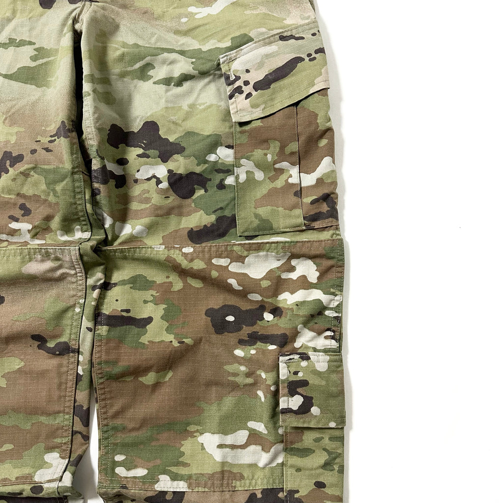 U.S. Army Combat Cargo Pants in a Multicam or Scorpion OCP camouflage pattern Size Small (27-31)