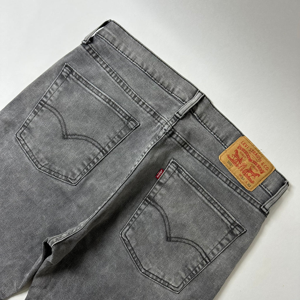 Levi’s 510 Skinny Fit Jeans in Gray Wash (Size 33)