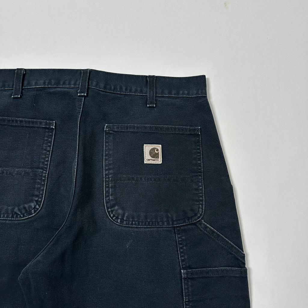 Vintage Carhartt Dungaree Fit Carpenter Pants Black Size 34