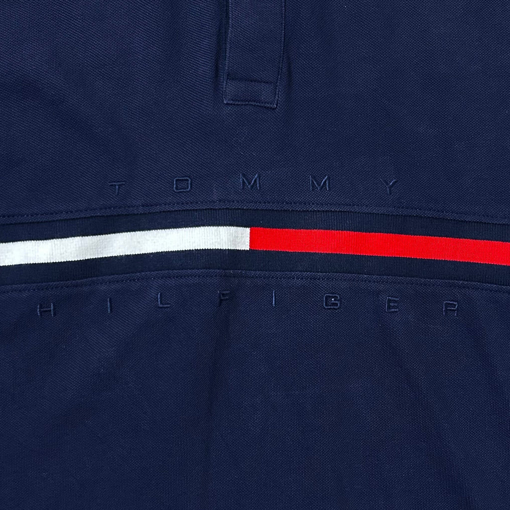Tommy Hilfiger Polo T-shirt Custom Fit in Navy Blue (Size 2XL)