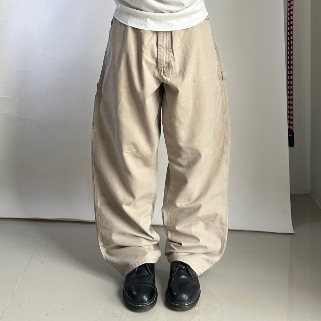 Wrangler Relaxed Fit Carpenter Pants in Golden Khaki (Size 38)