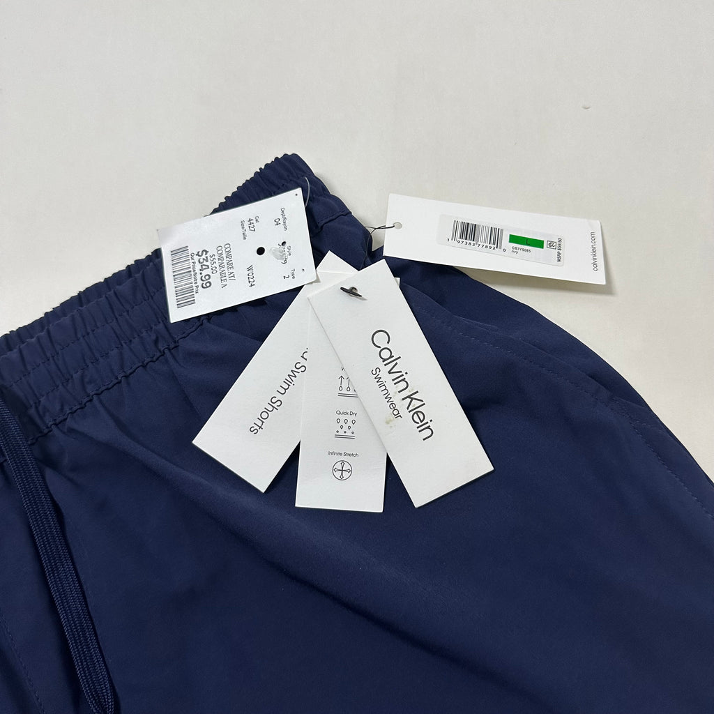 BRAND NEW Calvin Klein Hybrid Swim Shorts Navy Blue Size Large (32-38)