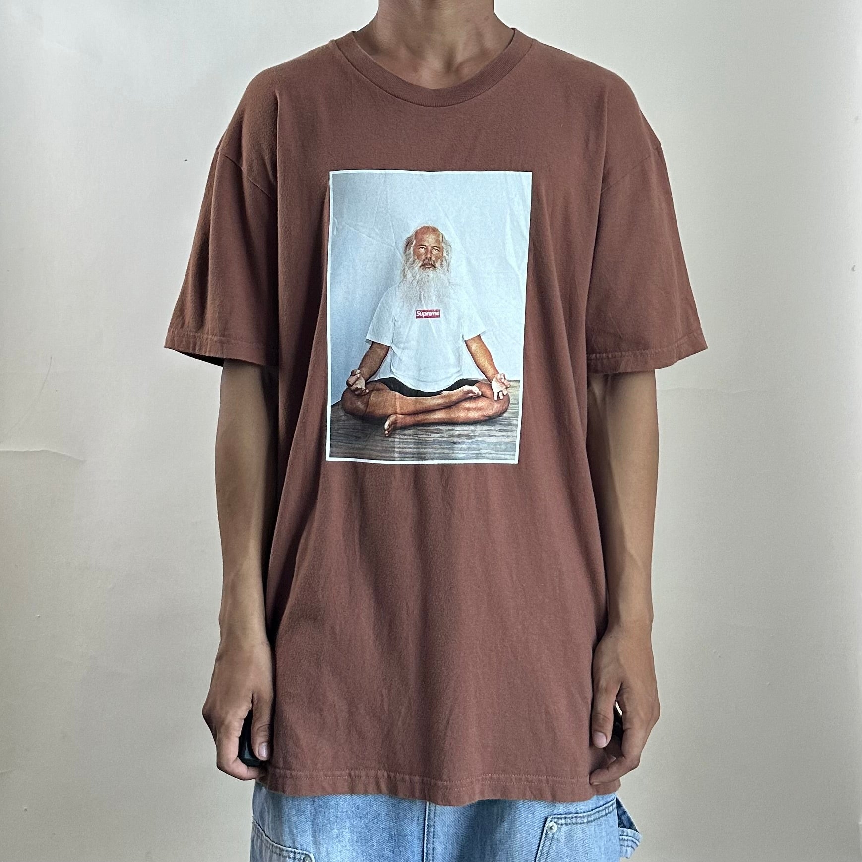 Supreme Rick Rubin T-shirt in Brown (Size Large) — SOLD
