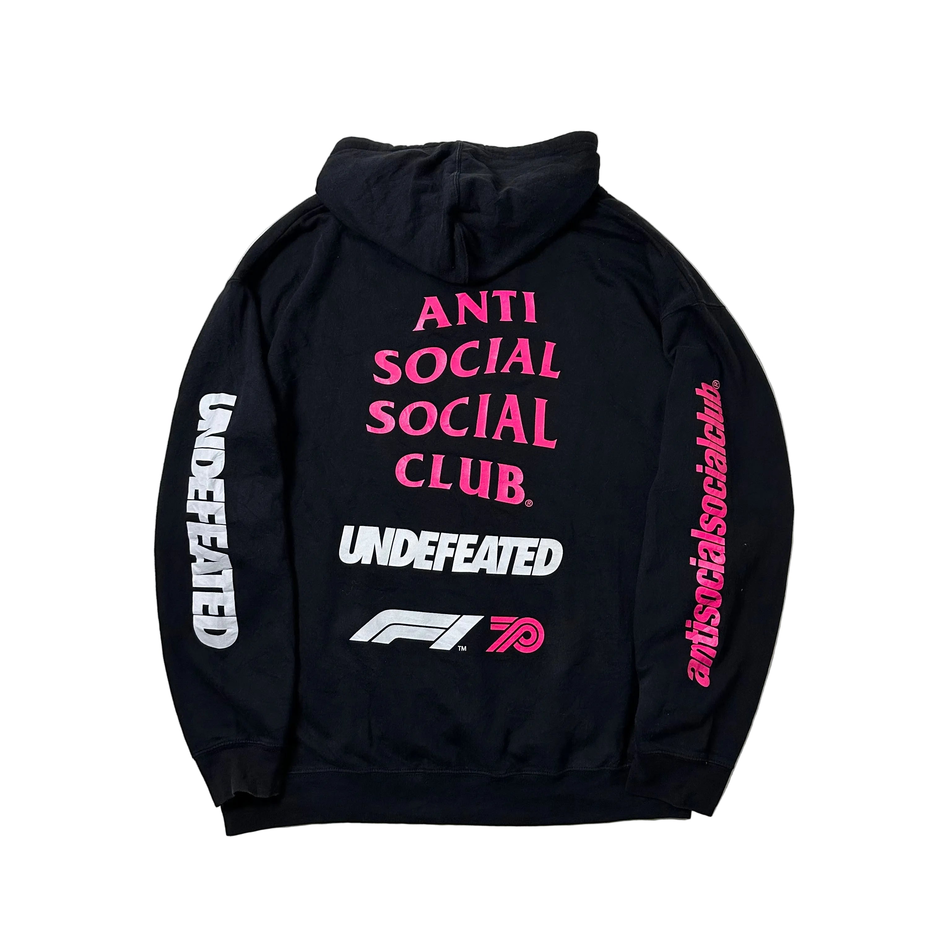 ASSC x Undefeated x F1 Hoodie Jacket in Black (Size 2XL)