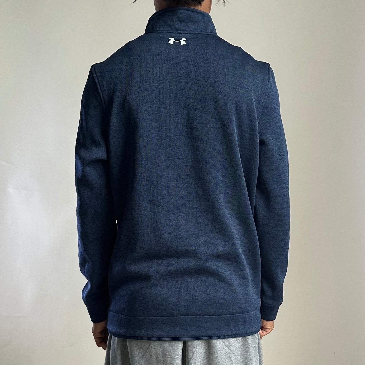 Under Armour Golf Quarter-zip Sweater in Blue (Size Medium)
