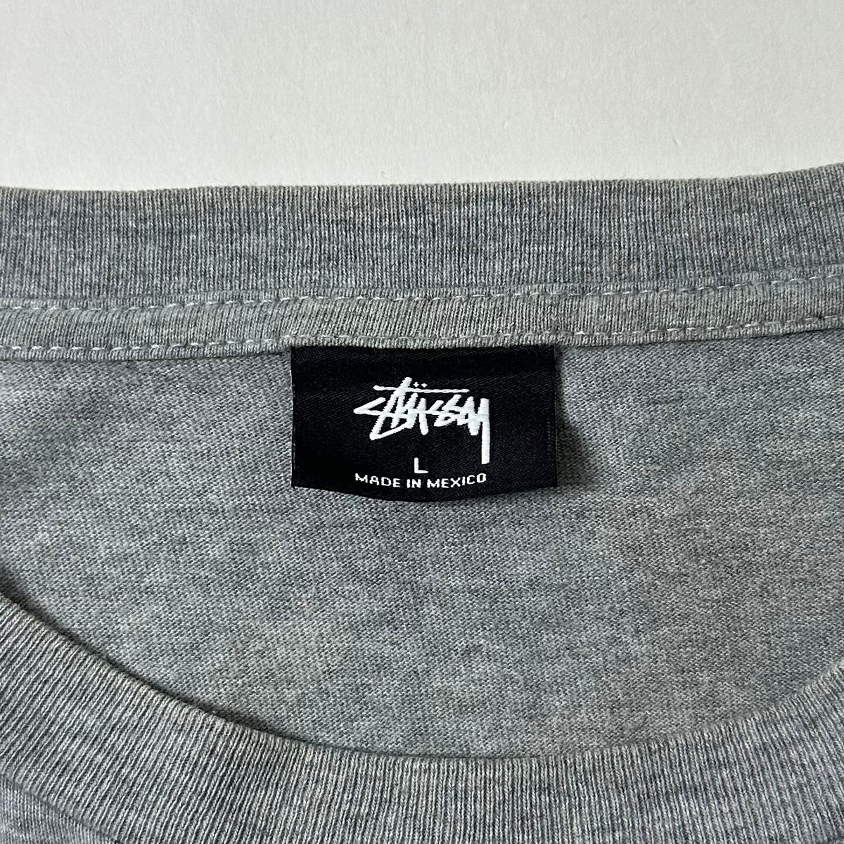 Stussy World Tour T-shirt in Gray (Size Large) Boxy Fit