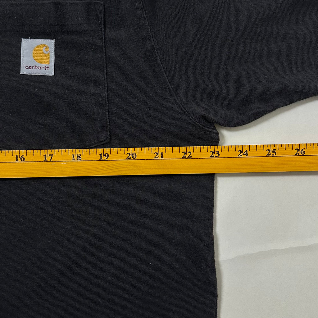 Carhartt K87 Pocket T-shirt Black Size Medium (Fits Large) - SOLD