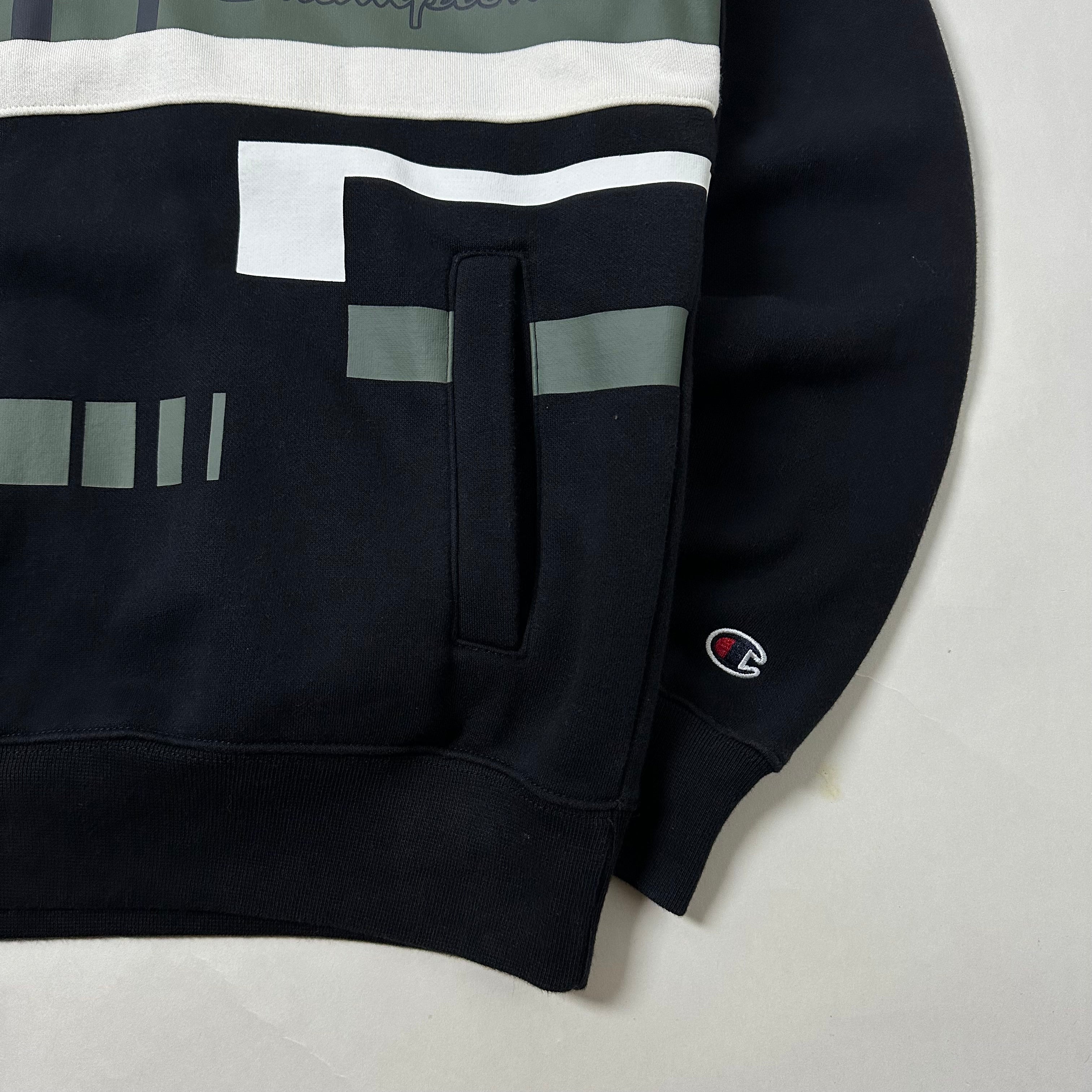 Champion Hoodie Jacket “Organic Cotton” in Black Size Small (Fits Medium) — SOLD