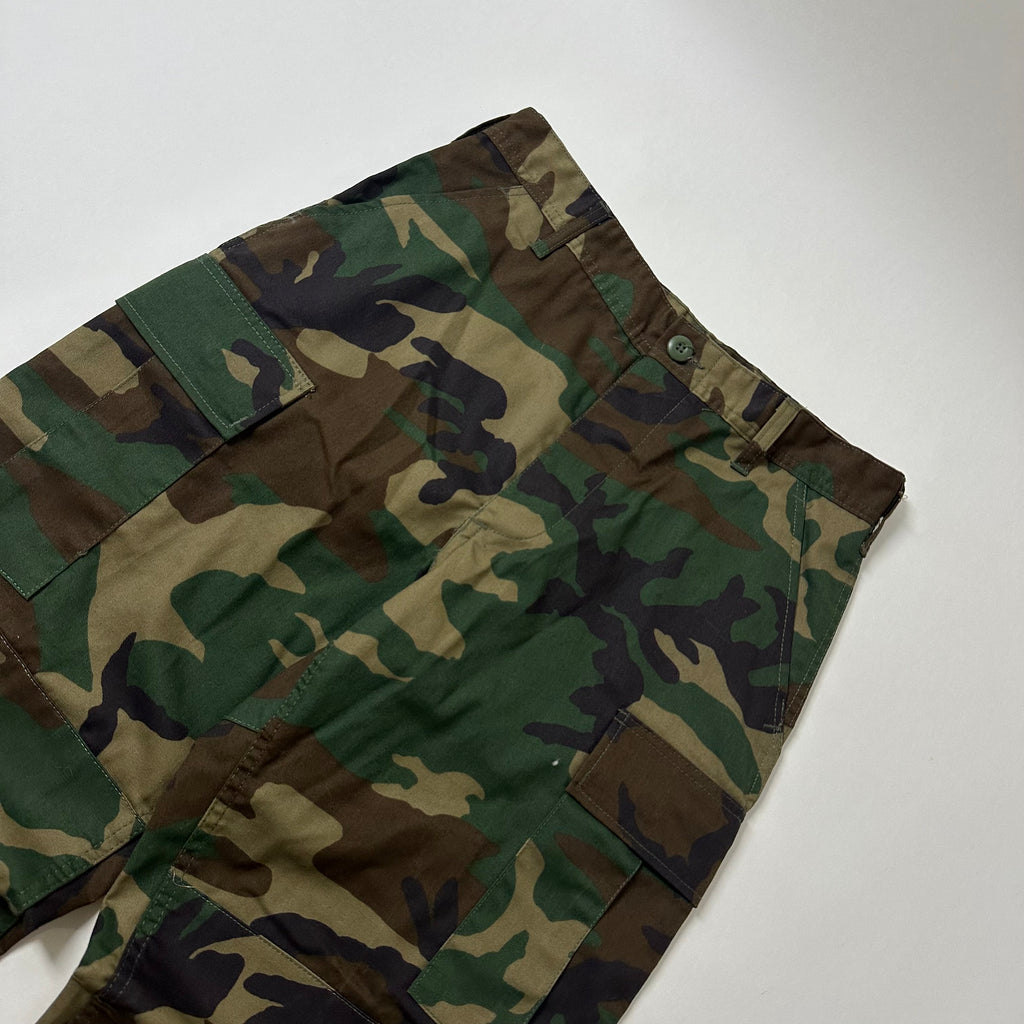 Rotcho Cargo Pants in Woodland Camo (Size 27-31)