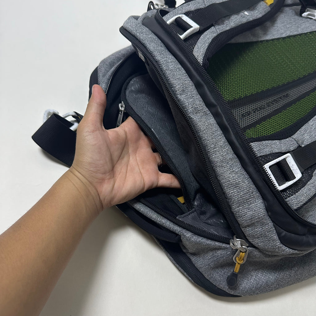Kathmandu Litehaul 38L Carry-On Cabin Sized Travel Pack Shoulder Bag Backpack Med Grey 38LTR