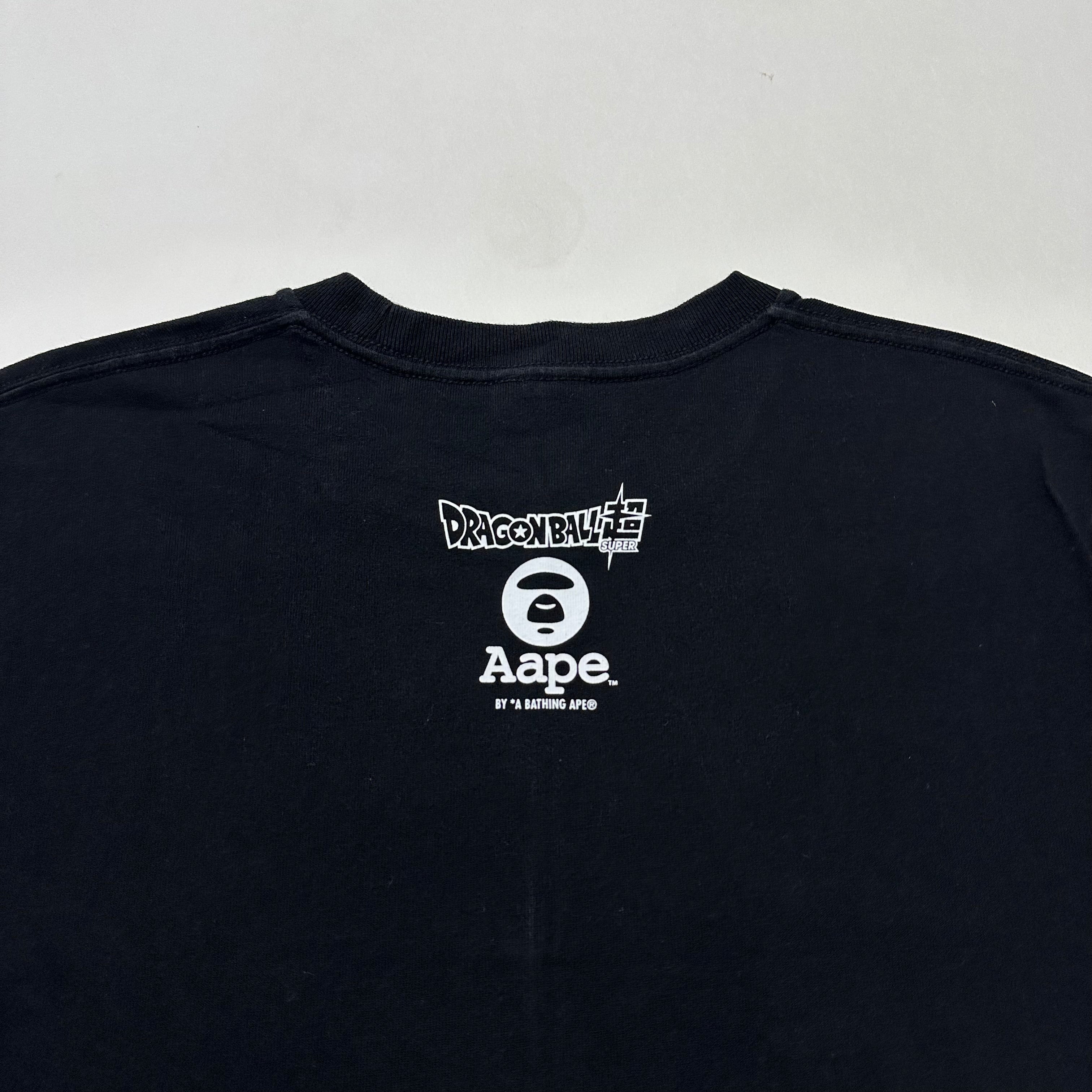 AAPE by A Bathing Ape x Dragon Ball Super Graphic T-shirt Black Small