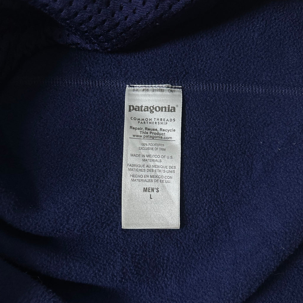 Patagonia Men’s Synchilla Fleece Vest In Dark Navy Blue (Size Large)