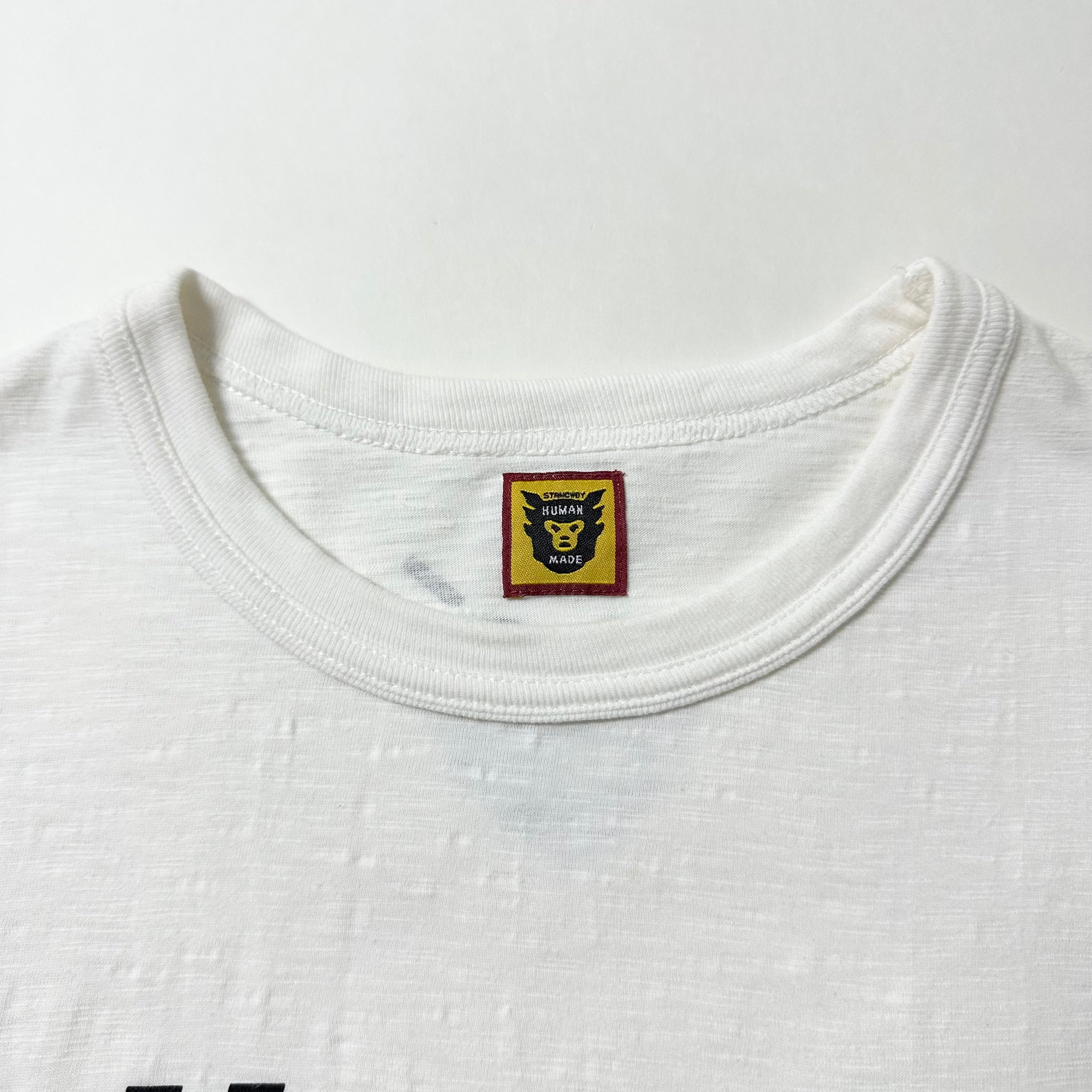 Human Made Bulldog T-Shirt in White Size XL (Best Fit Medium) OFF Only — SOLD