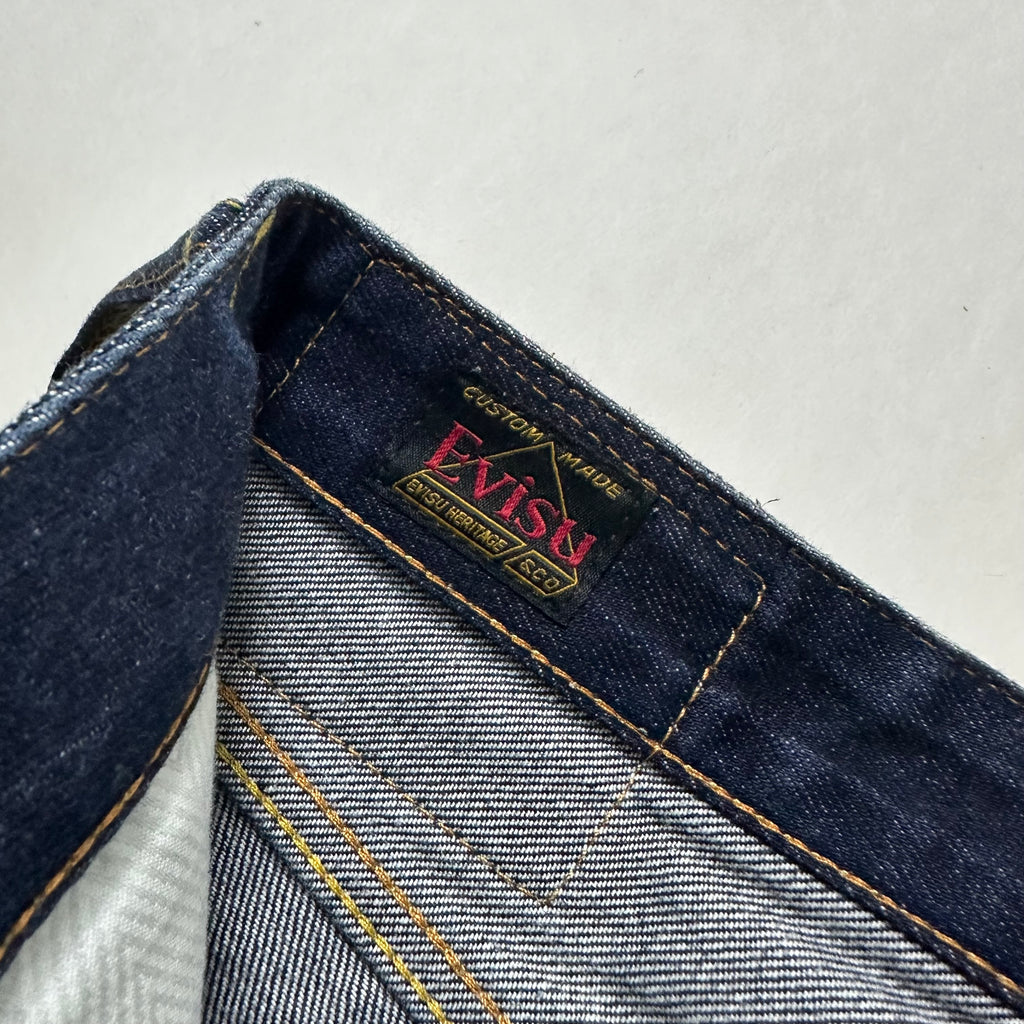 EVISU Heritage Kamon Seagull Selvedge Denim Jeans (Size 30)