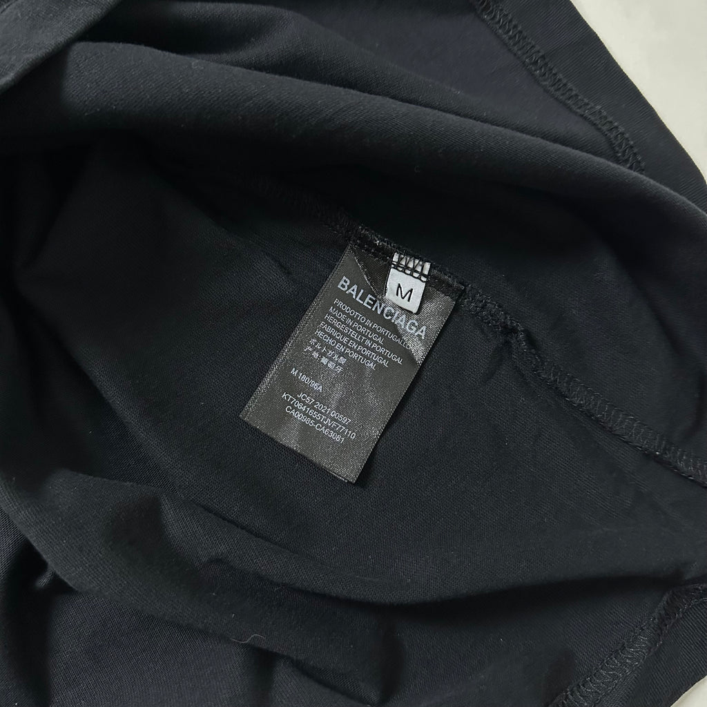 Balenciaga BB Interlocking Logo T-shirt in Black Medium Oversized (Fits L-XL) OFF Only