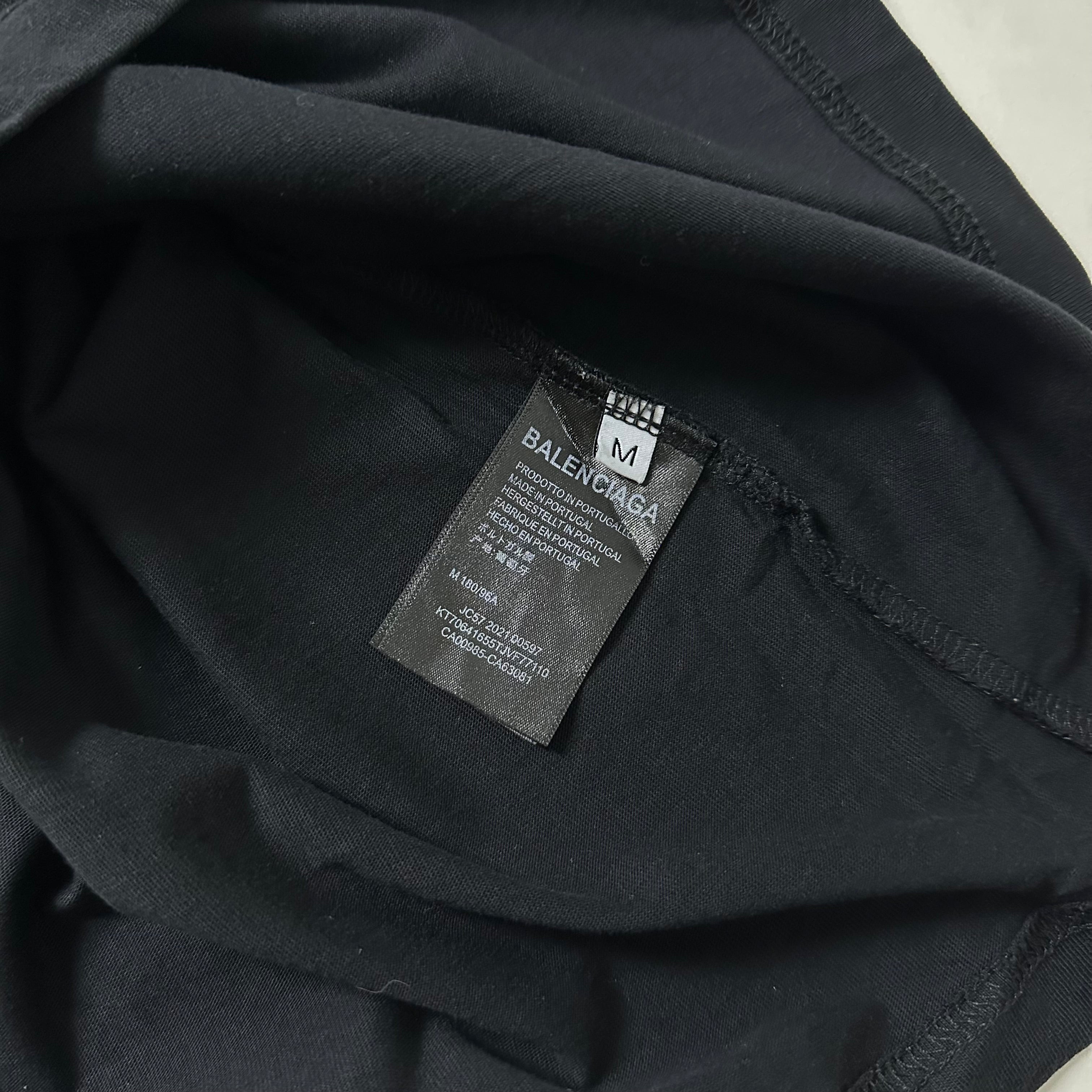Balenciaga BB Interlocking Logo T-shirt in Black Medium Oversized (Fits L-XL) OFF Only