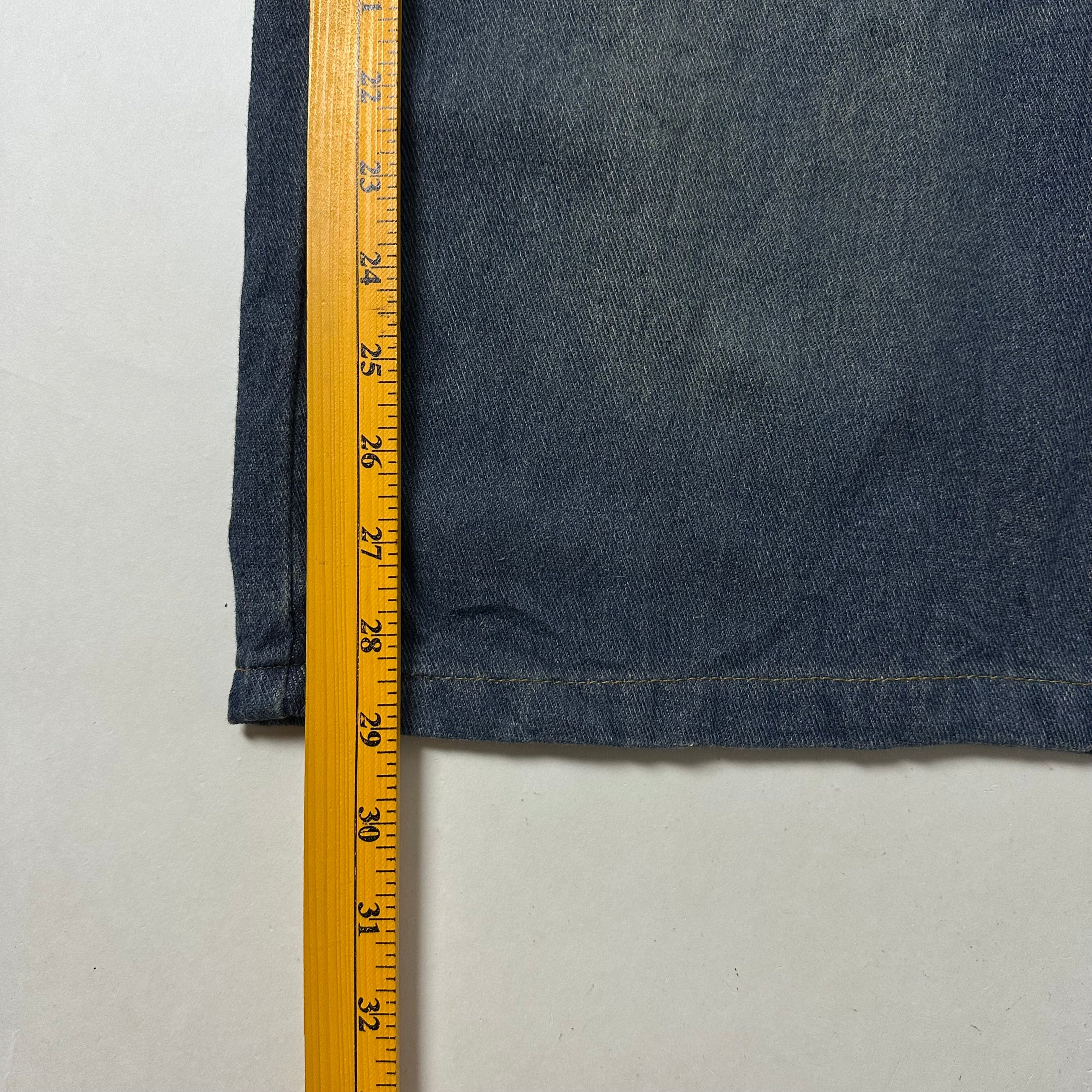 Random Baggy Long Jorts Washed Blue (Size 36)