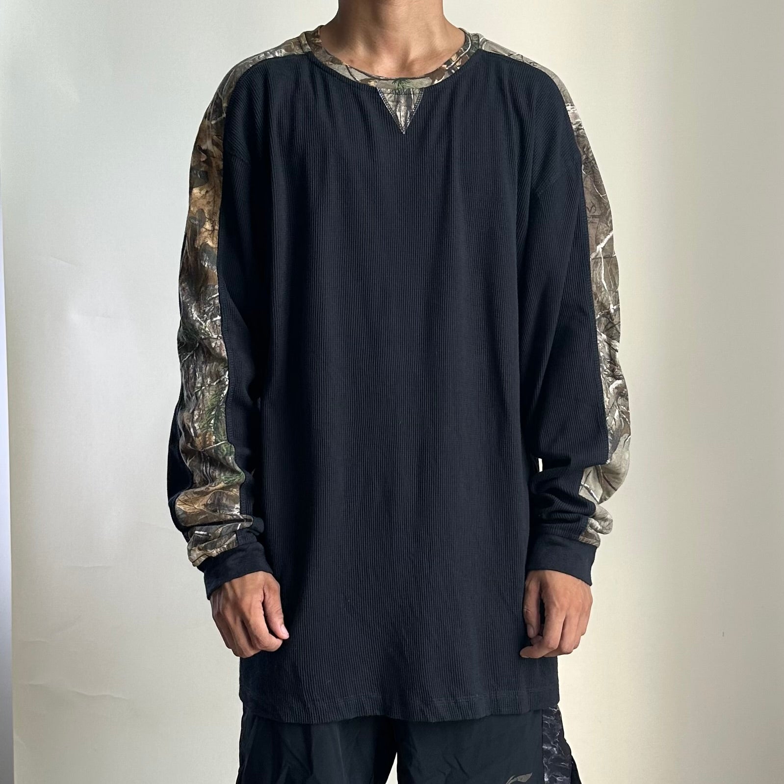 Realtree Thermal Waffle Long-sleeve in Black (Size XL)