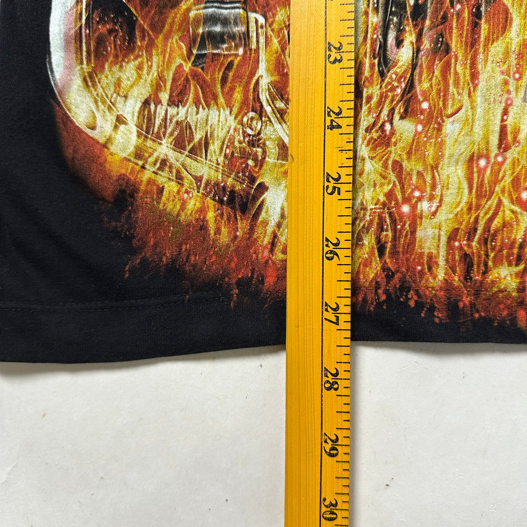 Rock Chang High Definition T-Shirt Glow in the Dark Skull Rider (Size Medium) — SOLD