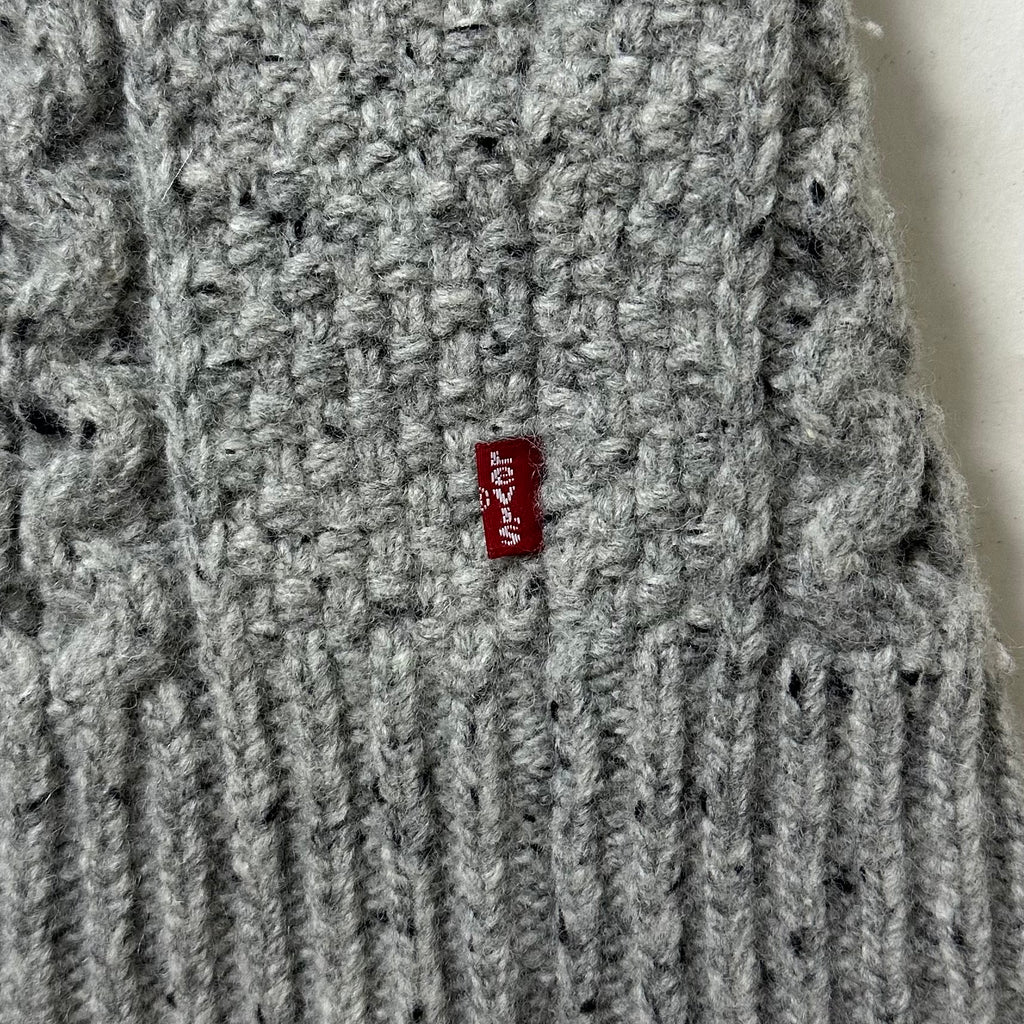 Levi’s Wool-blend Knitted Sweater in Gray (Size Large)