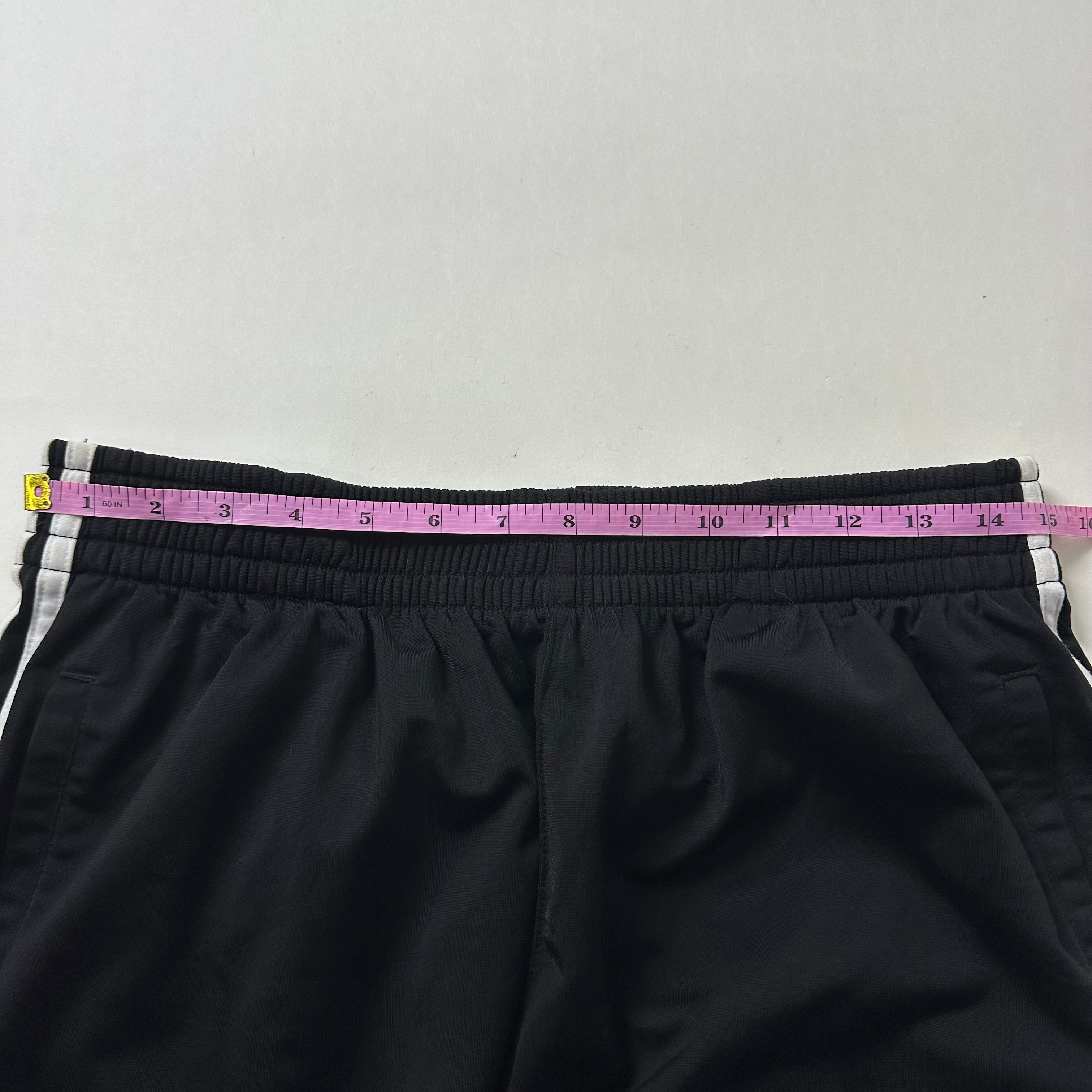 ADIDAS Y2k Wide-leg Tearaways Track Pants in Black (Size 30-38)