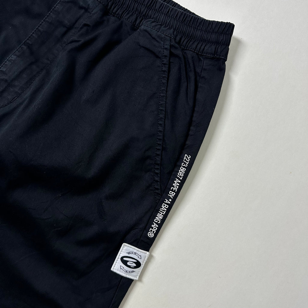 AAPE by A Bathing Ape Jogger Pants in Black (Size Medium 28-34)