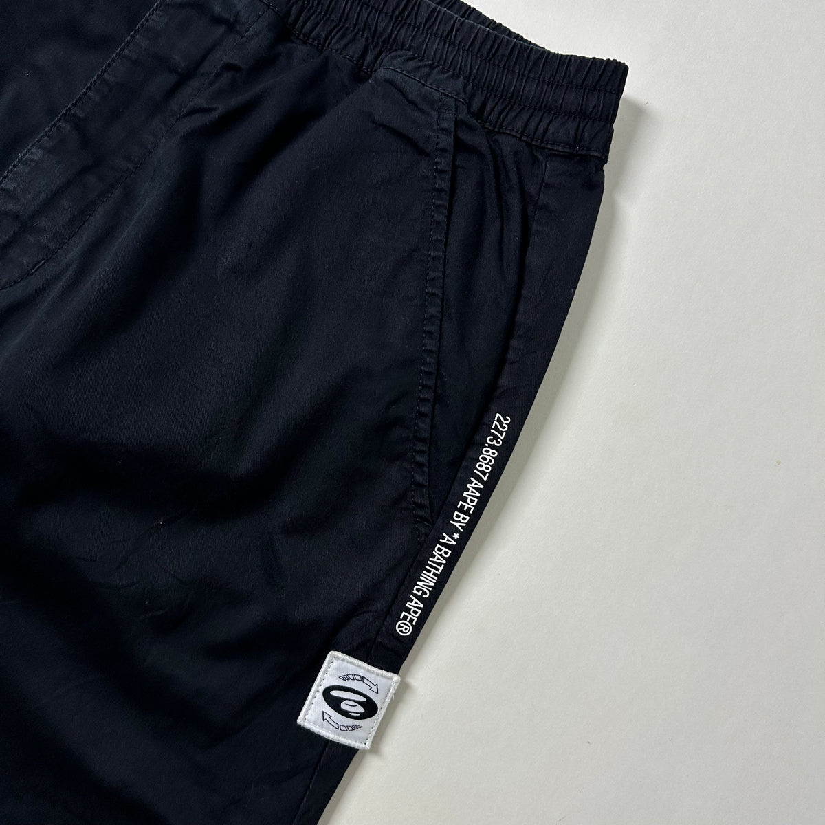 AAPE by A Bathing Ape Jogger Pants in Black (Size Medium 28-34)