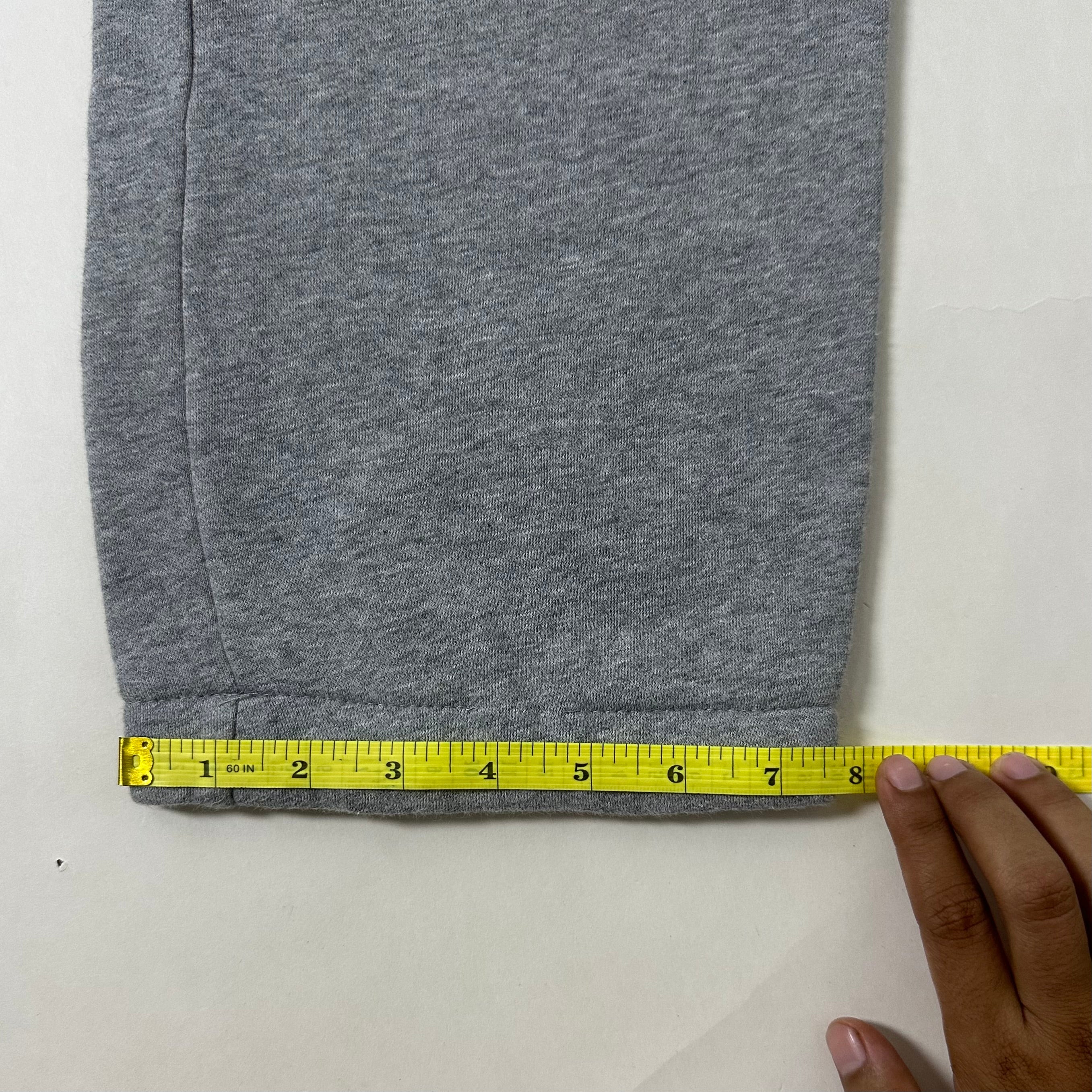 Nike Club Fleece Sweatpants Spell Out Logo in Gray Heather (Size 34-40)