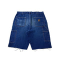 Carhartt Denim Carpenter Jorts (Size 34-36) Cutted Pants into Shorts