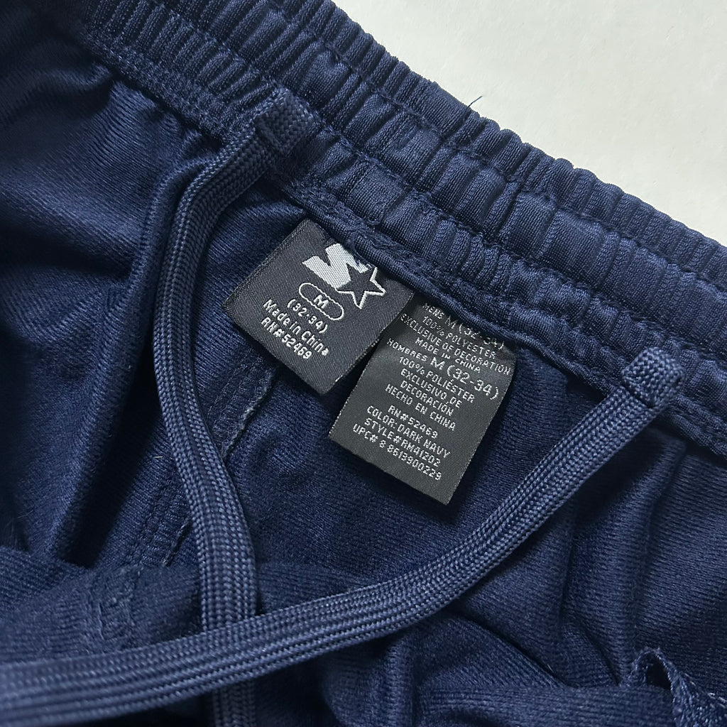 STARTER Embroidery Logo Track Pants in Navy Blue (Size 28-36)