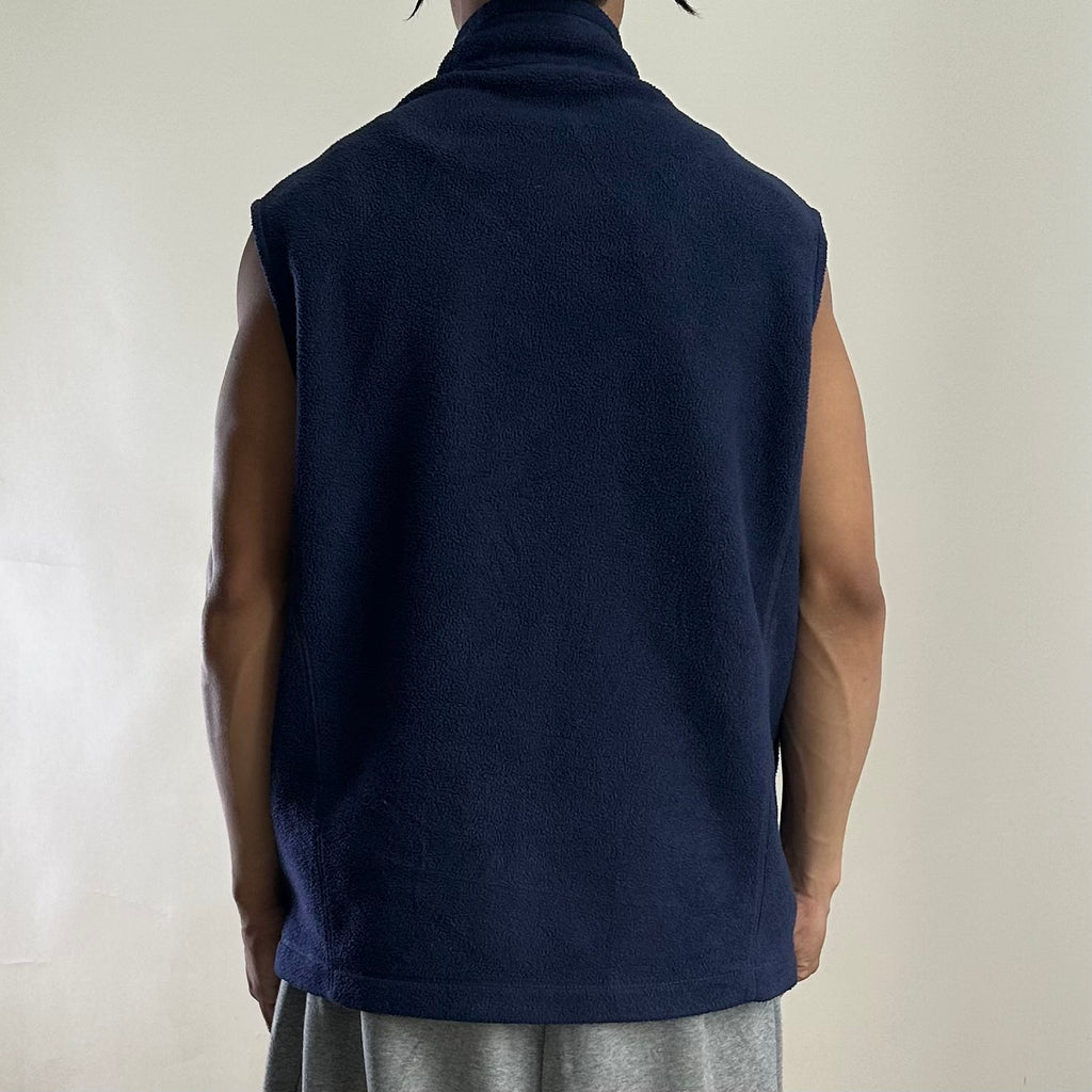 Patagonia Men’s Synchilla Fleece Vest In Dark Navy Blue (Size Large)
