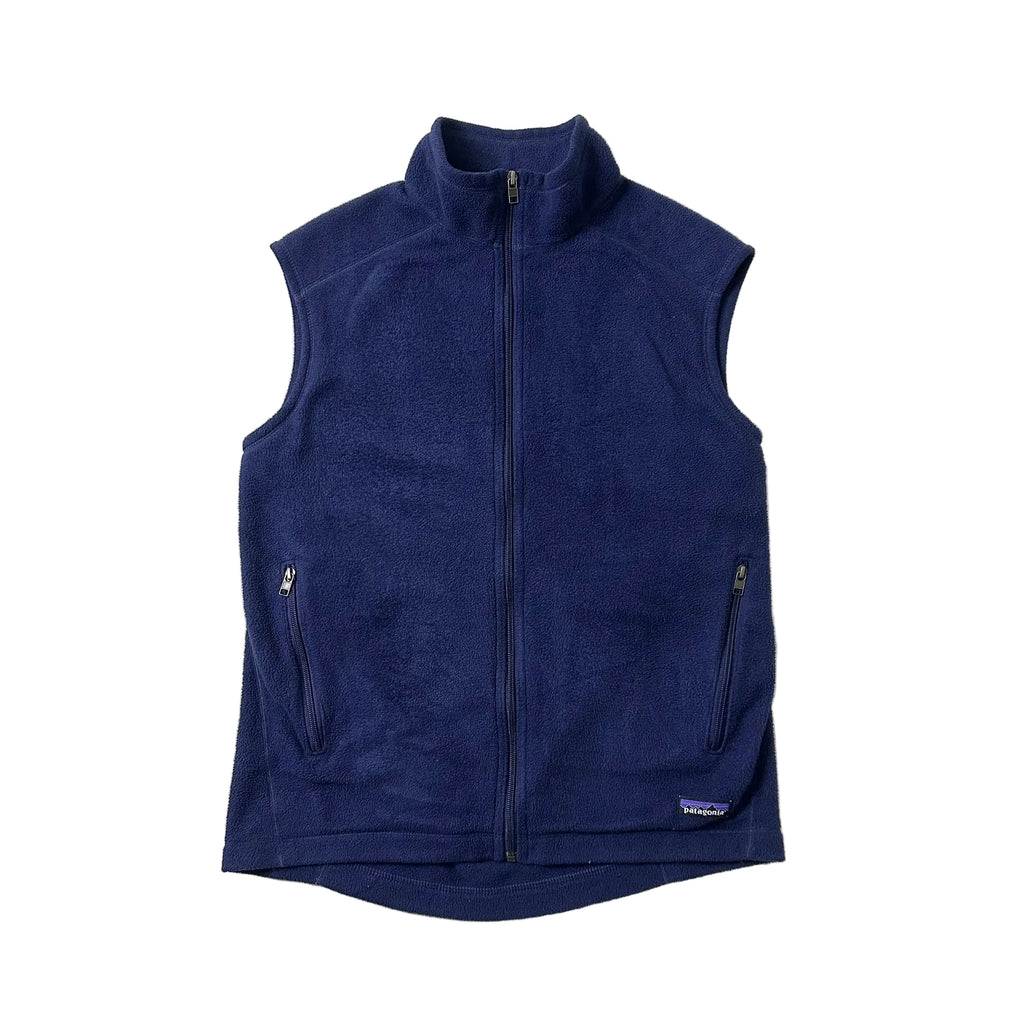 Patagonia Men’s Synchilla Fleece Vest In Dark Navy Blue (Size Large)