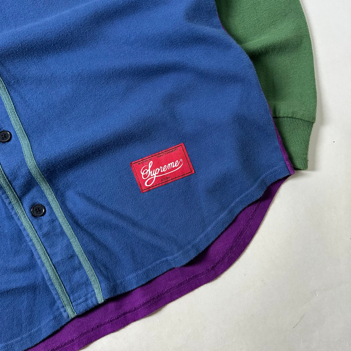 Supreme Color Baseball Top Navy Men’s (Size Large)