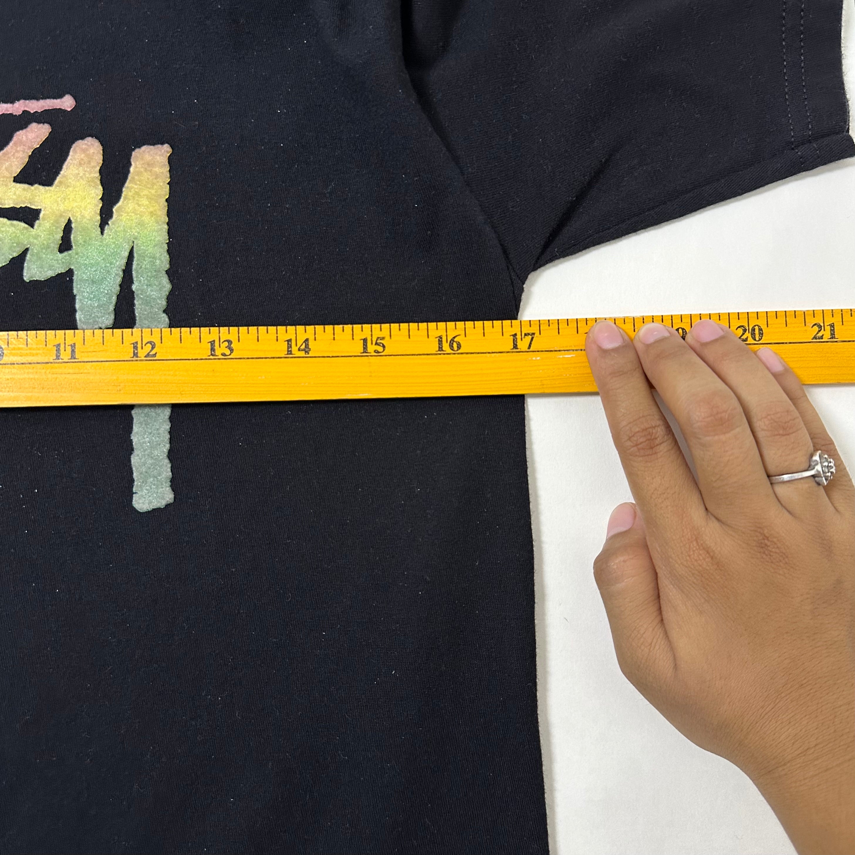 Stussy Stock Fade T-shirt in Black (Size Small)