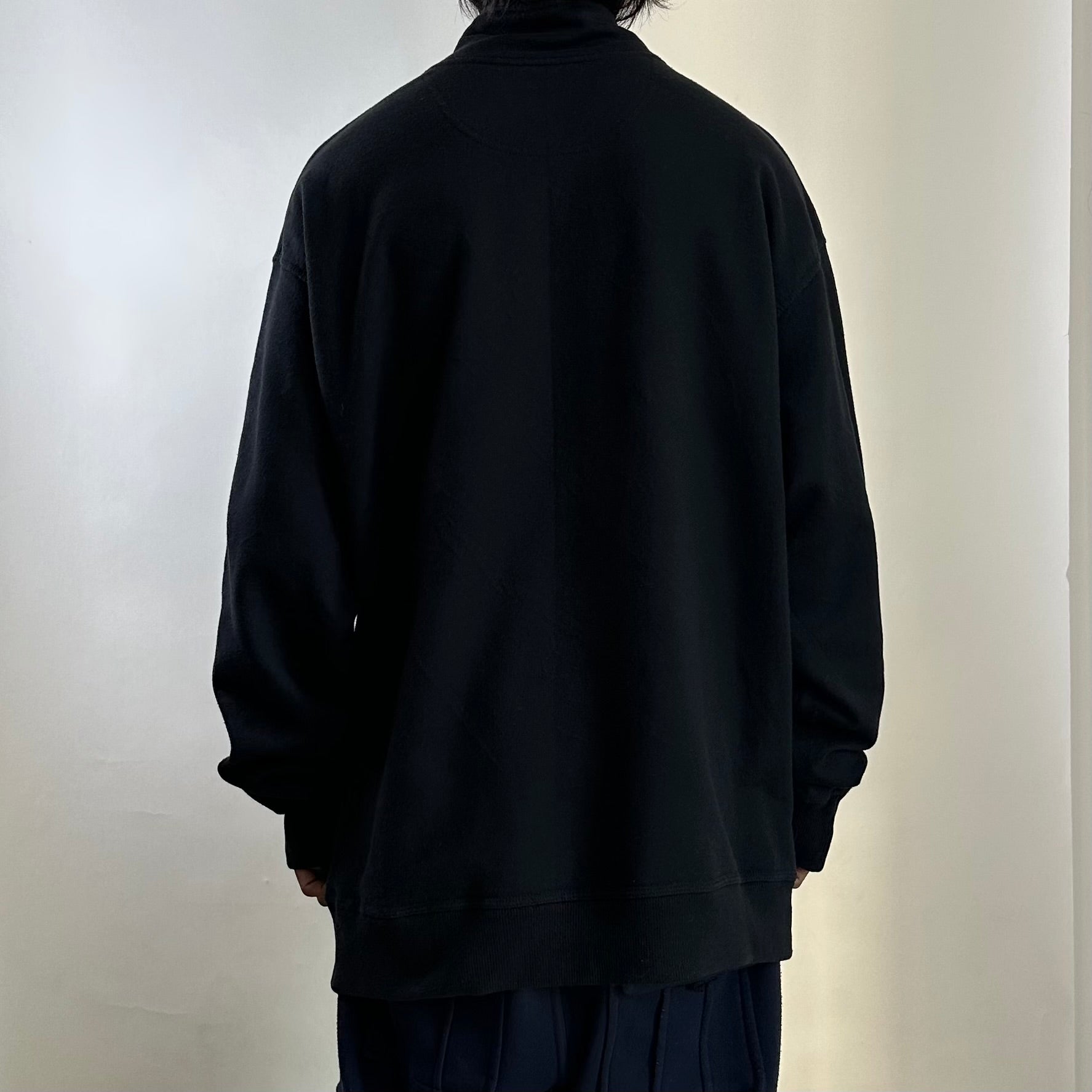 Champion Half-Zip Sweatshirt Black Size XL