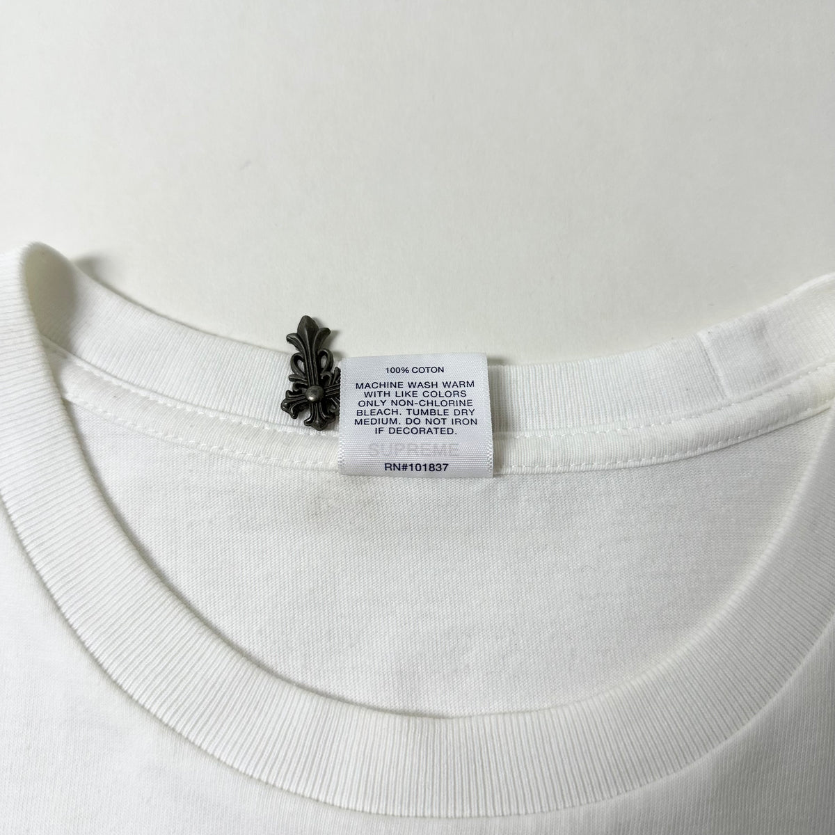 Supreme Cross Box Logo T-Shirt in White (Size XL)