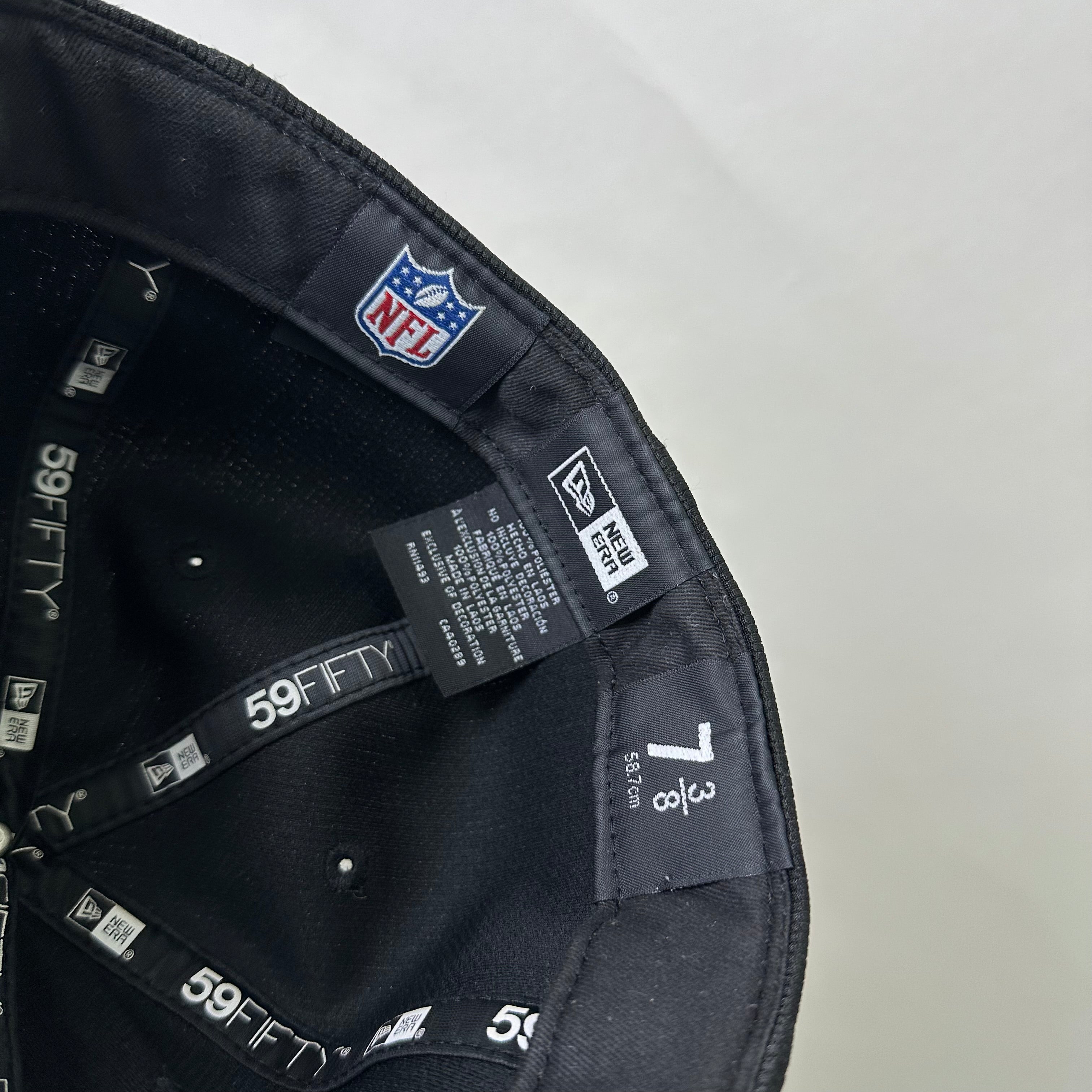 New Era Las Vegas Raiders 2021 NFL Sideline Home 59FIFTY Black fitted hat