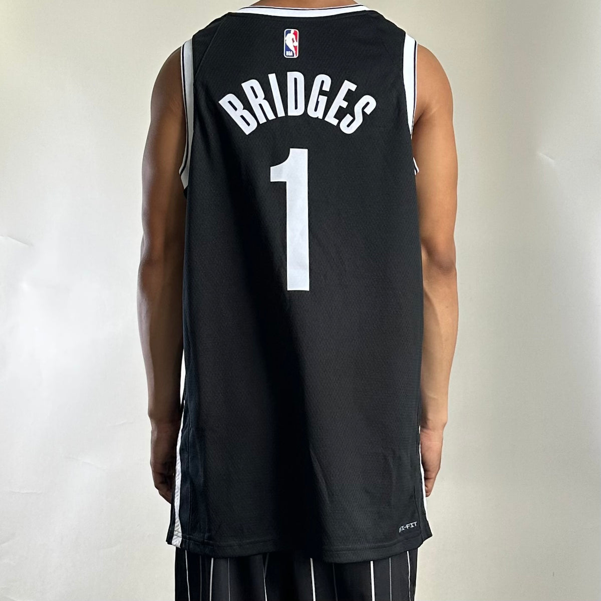 Nike “Mikal Bridges” Brooklyn Nets Jersey in Black (Size Large)