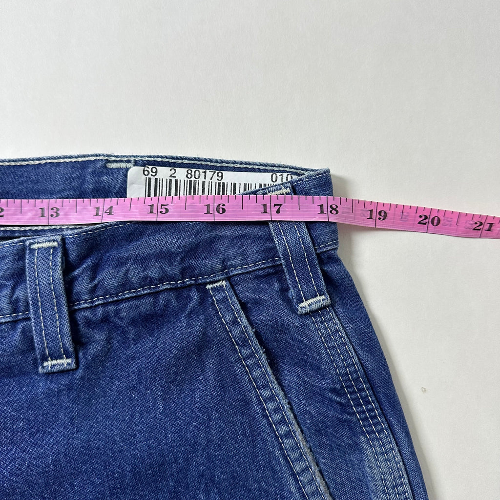 Carhartt Denim Carpenter Jorts (Size 34-36) Cutted Pants into Shorts
